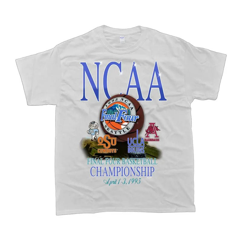 Vintage1995 NCAA Final Four Championship Tar Heels OSU UCLA Arkansas t-shirt Hoodie, Sweatshirt | UrbanDripWear.com