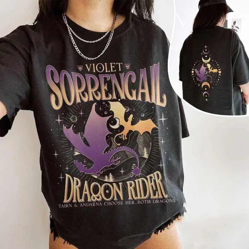 Violent Little Thing Comfort Colors Shirt, Fourth Wing Dragon Shirts, Riders Quadrant Bookworm T Shirt, Basgiath War...