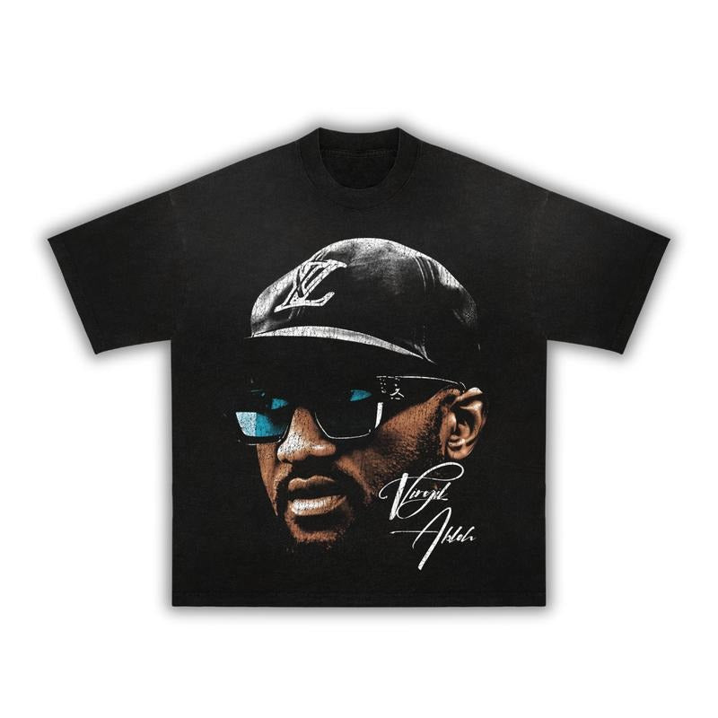 Virgil Big Face Cotton T-Shirt for Men, Oversized Fit Hoodie, Sweatshirt | UrbanDripWear.com