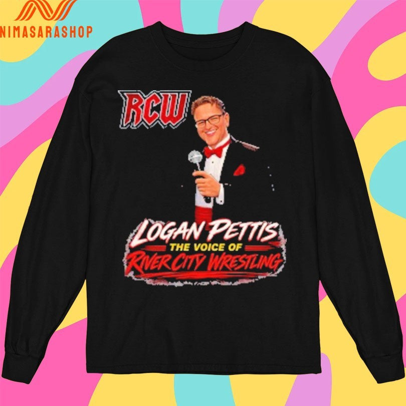 Voice Of RCW Logan Pettis The Voice Of River City Wrestling Shirts