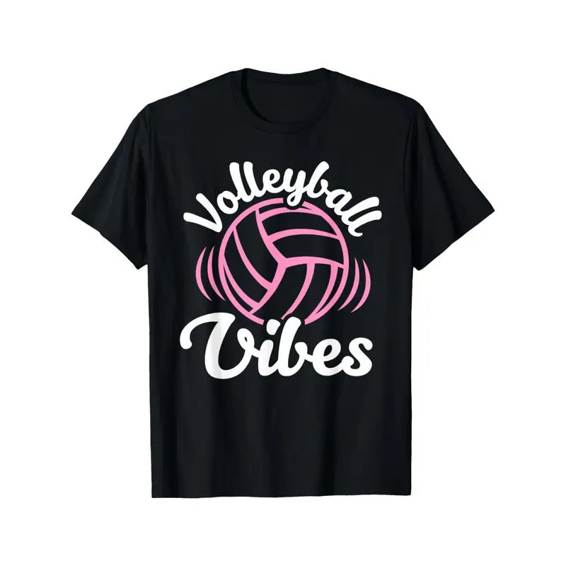 Volleyball Vibes Volleyball Shirt For Girls Teens Women T-Shirt Made in USA Hoodie, Sweatshirt | UrbanDripWear.com