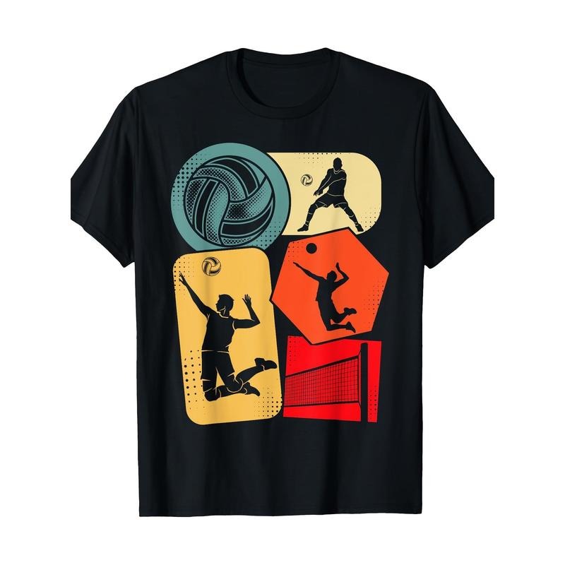 Volleyball men's T-shirt 100% cotton T-shirt Made in USA Hoodie, Sweatshirt | UrbanDripWear.com
