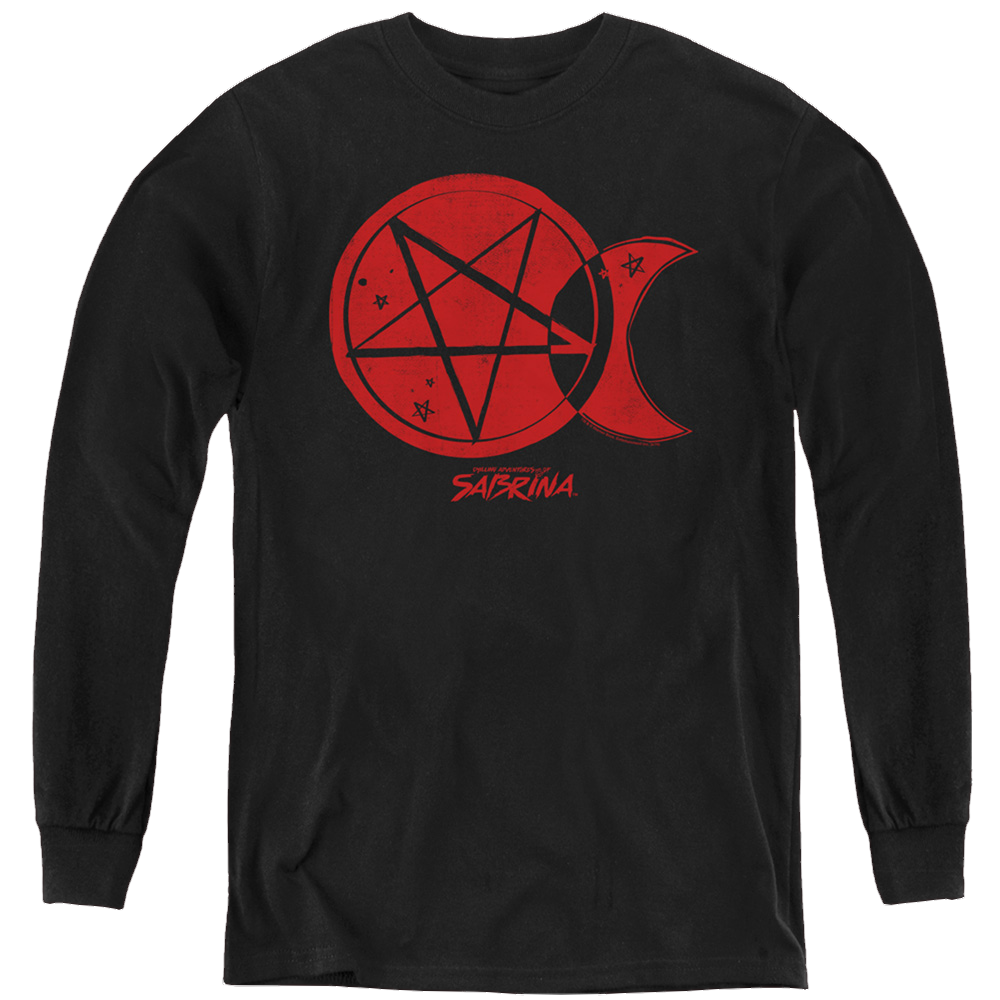 Chilling Adventures Of Sabrina Dark Moon - Youth Long Sleeve T-Shirt