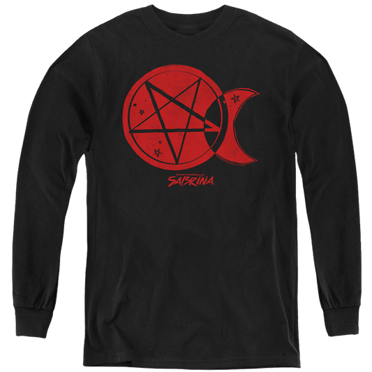 Chilling Adventures Of Sabrina Dark Moon - Youth Long Sleeve T-Shirt