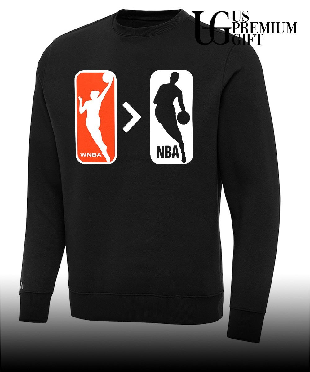 WNBA Is Greater Than NBA logo shirt