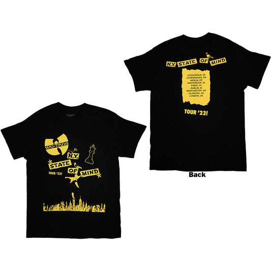 Wu-Tang Clan | Official Band T-Shirt | Tour '23 NY State Of Mind (Back Print & Ex-Tour)