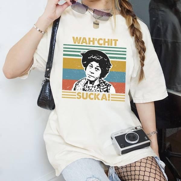 Wah'chit Sucka T-Shirt, Sanford and Son Tee, Aunt Esther Shirt Hoodie, Sweatshirt | UrbanDripWear.com