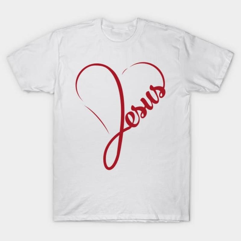 Walking with Jesus Minimalist Design T-Shirt - Modern Christian Wear Hoodie, Sweatshirt | UrbanDripWear.com