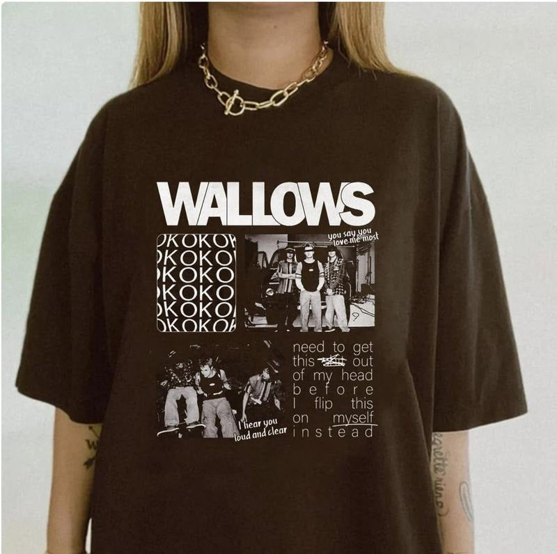 Wallows retro y2k Shirt, Wallow band Unisex Shirt, Gift for men and women Hoodie, Sweatshirt | UrbanDripWear.com