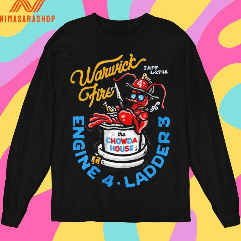 Warwick Fire Engine 4 Ladder 3 Iaff L 2748 Shirts