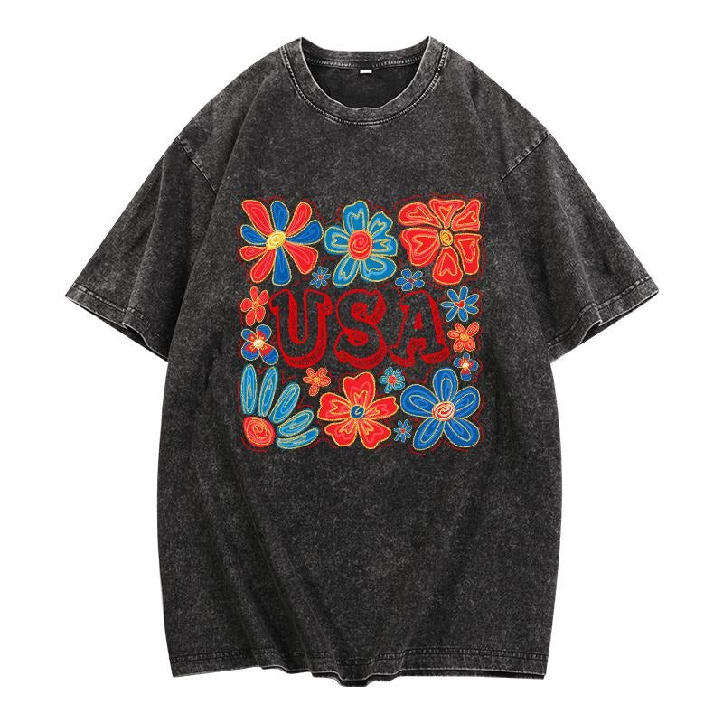 Washed T - Shirt for Festive Fun: Flaunt 'Chicka Boom Boom Hoodie, Sweatshirt | UrbanDripWear.com