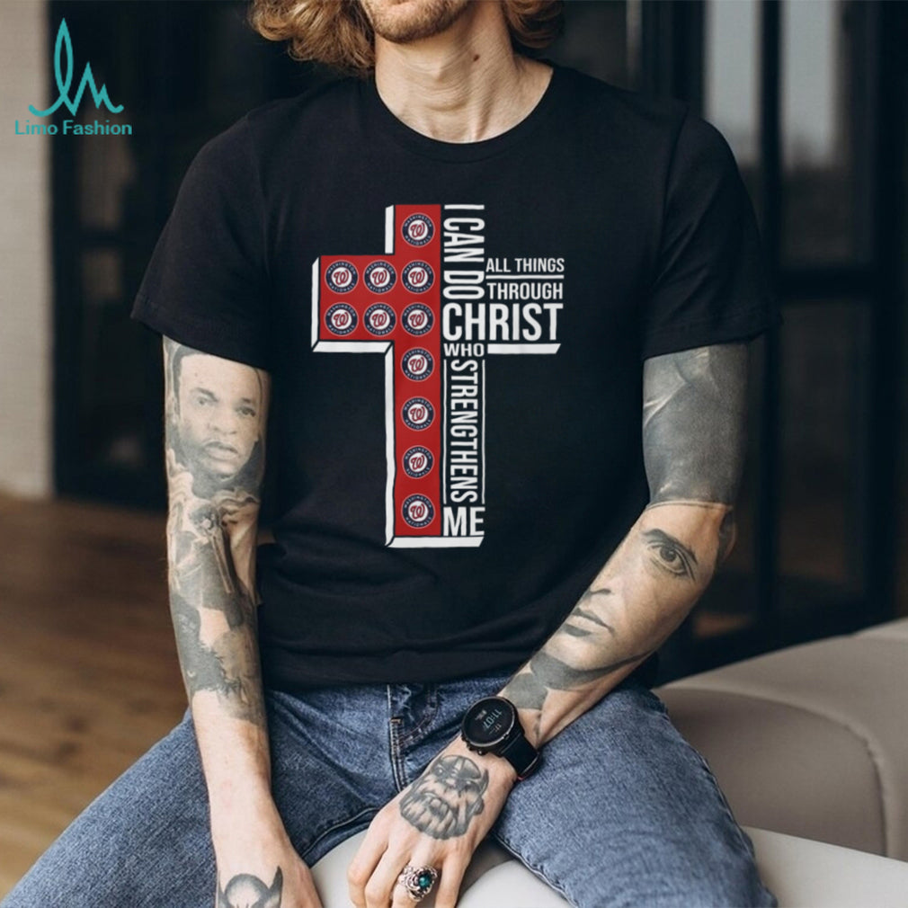 Washington Nationals Christian Cross Shirt Sports Faith Apparel