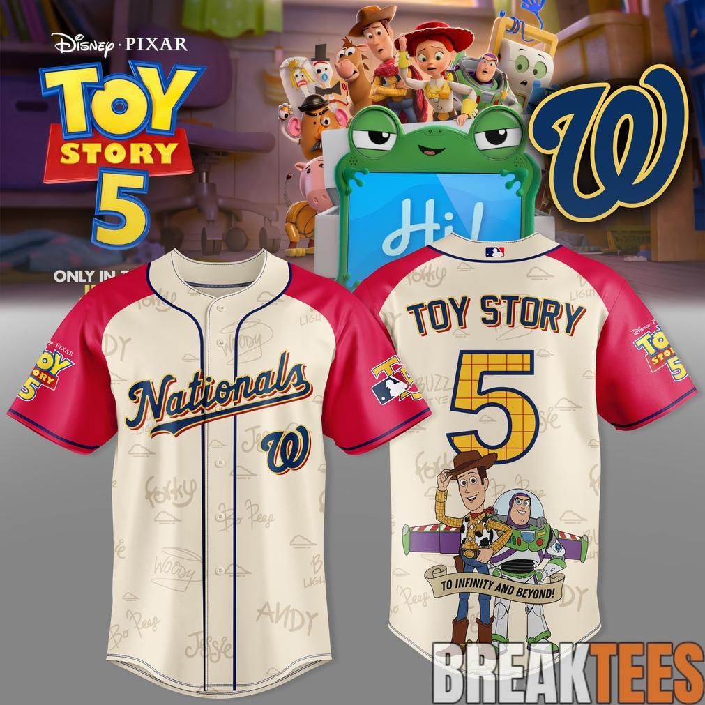 Washington Nationals x Toy Story 5 Theme Nights Limited Edition Jersey