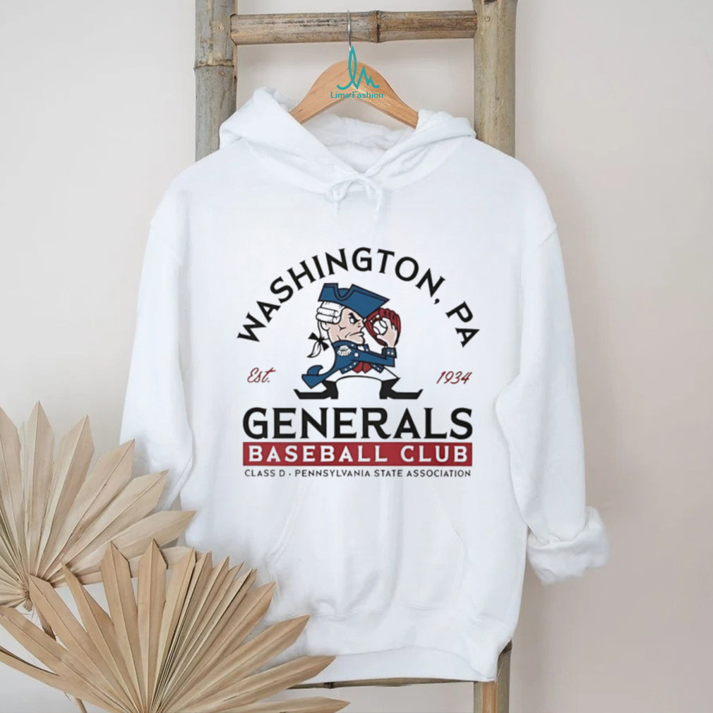 Washington PA Generals Baseball Club Retro Sports T Shirt