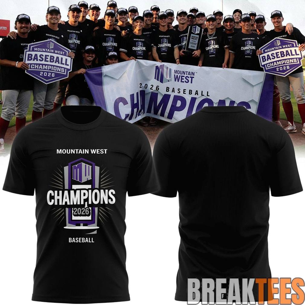 Washington State Cougars 2026 Mountain West Baseball Tournament Champions Shirt