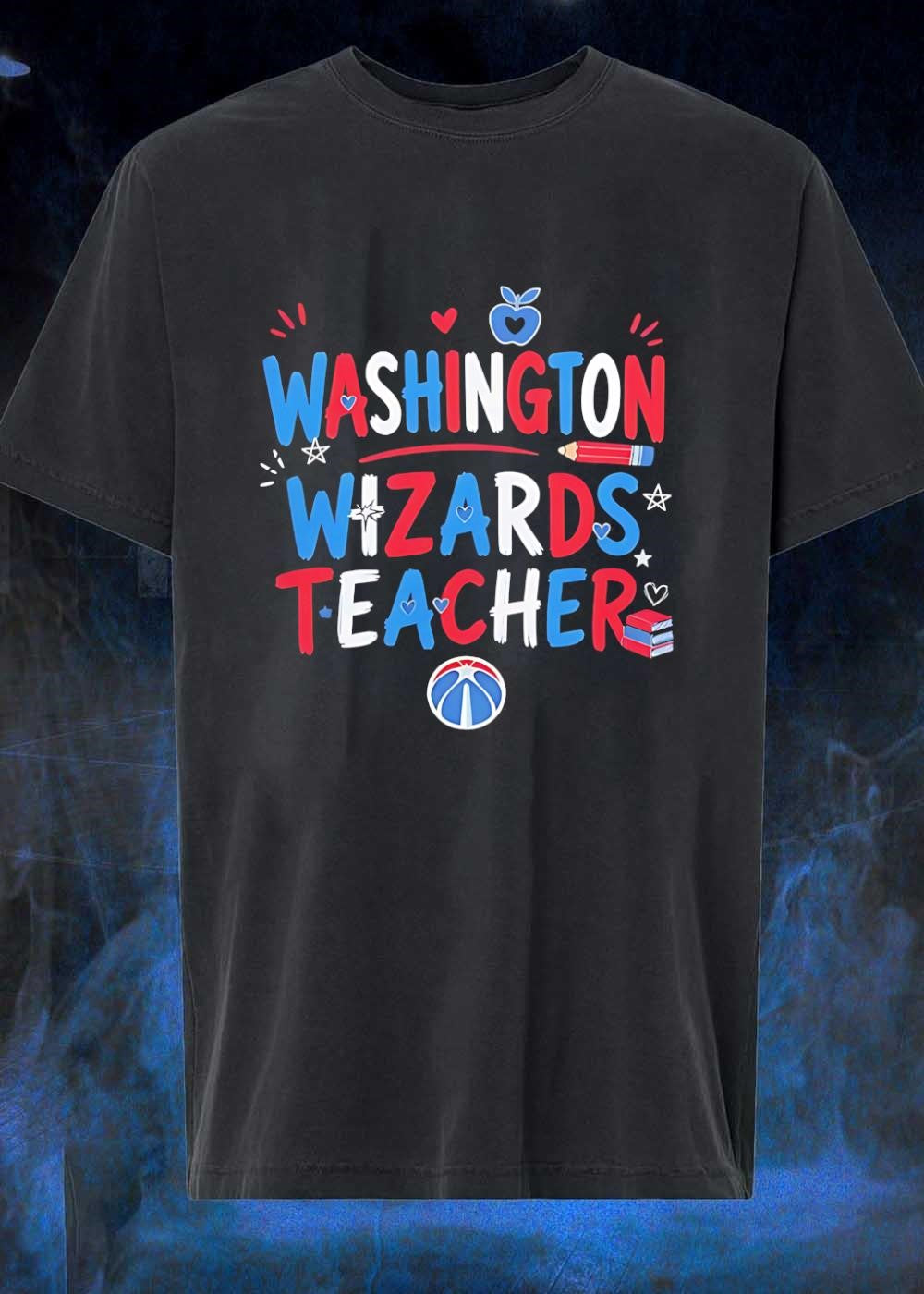 Washington Wizards Teacher Apparel Fan Jersey T-Shirt
