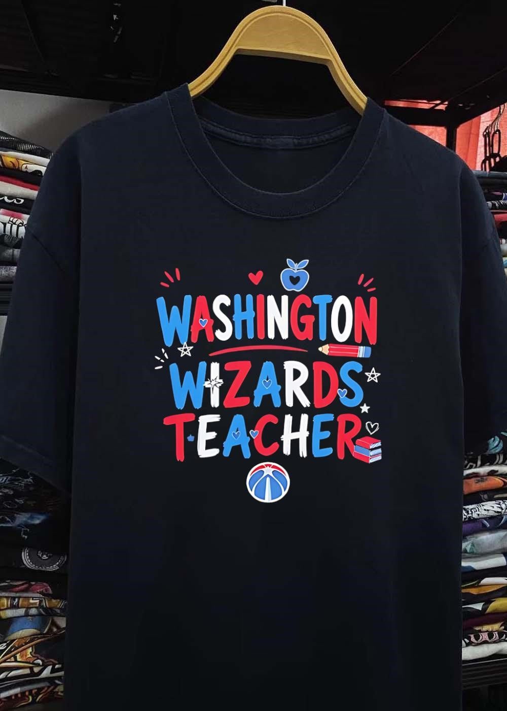 Washington Wizards Teacher Apparel Fan Jersey T-Shirt