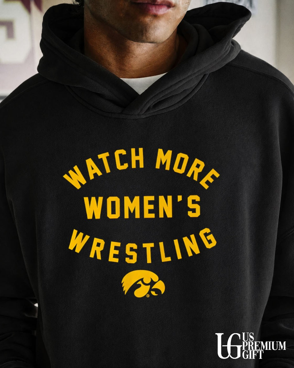 Watch More Women’s Wrestling Iowa Hawkeyes logo 2026 shirt