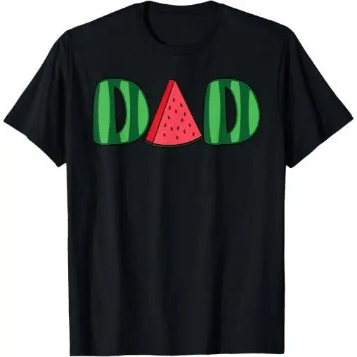 Watermelon Dad Fruitarian Lover Summer Father Fruit Slice T-Shirt Made in USA Hoodie, Sweatshirt | UrbanDripWear.com