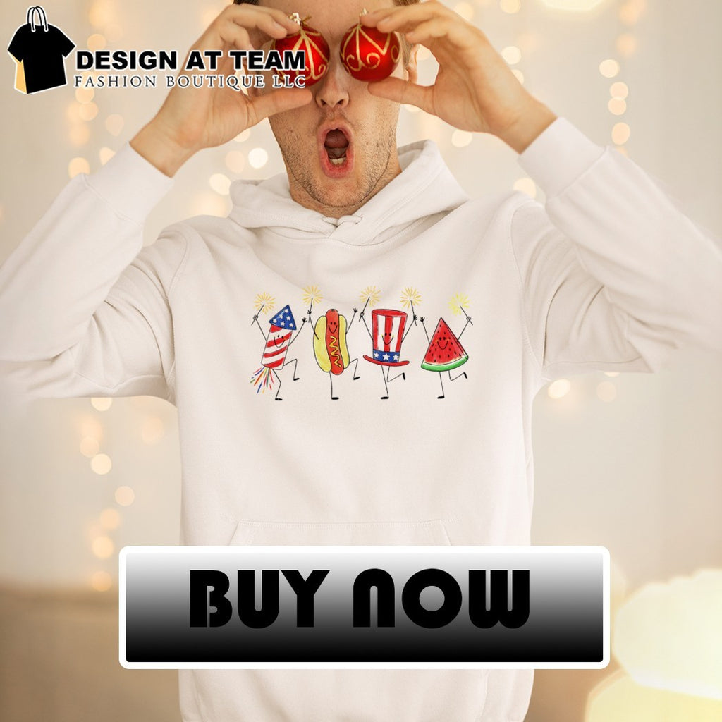 Watermelon Hot Dog Firework Fourth of July America’s 250th Years 2026 shirt