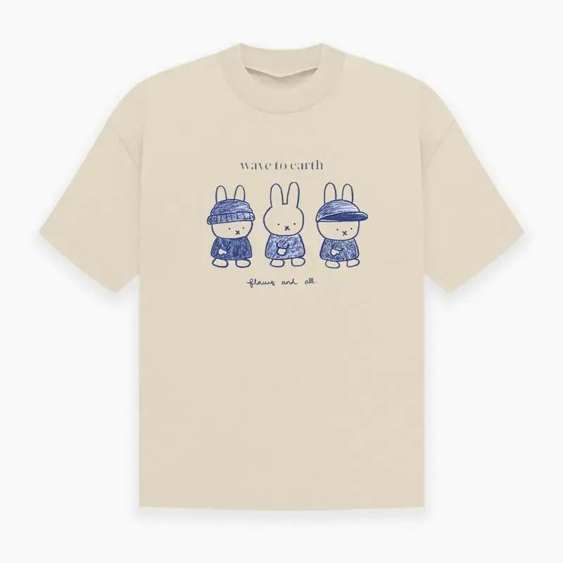 Wave To Earth Miffy Shirt Cute Soft T-shirt Unise Hoodie, Sweatshirt | UrbanDripWear.com