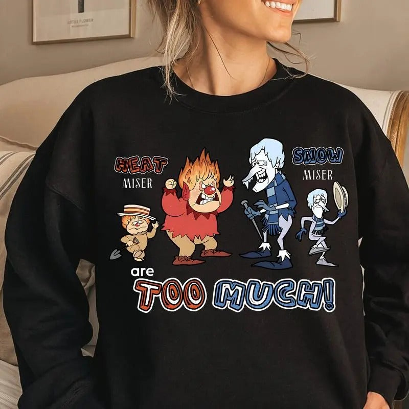 We Are T0o Muuch Christmas Movie Shirt, Merry Christmas Shirt, Xmas Gift Hoodie, Sweatshirt | UrbanDripWear.com