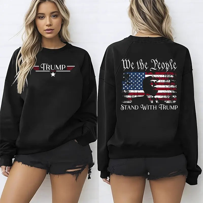 We The People Stand With Donald Trump Shirt, Support Trump Shirt, Election 2024 Tee,  Trump President Shirt, Republican...