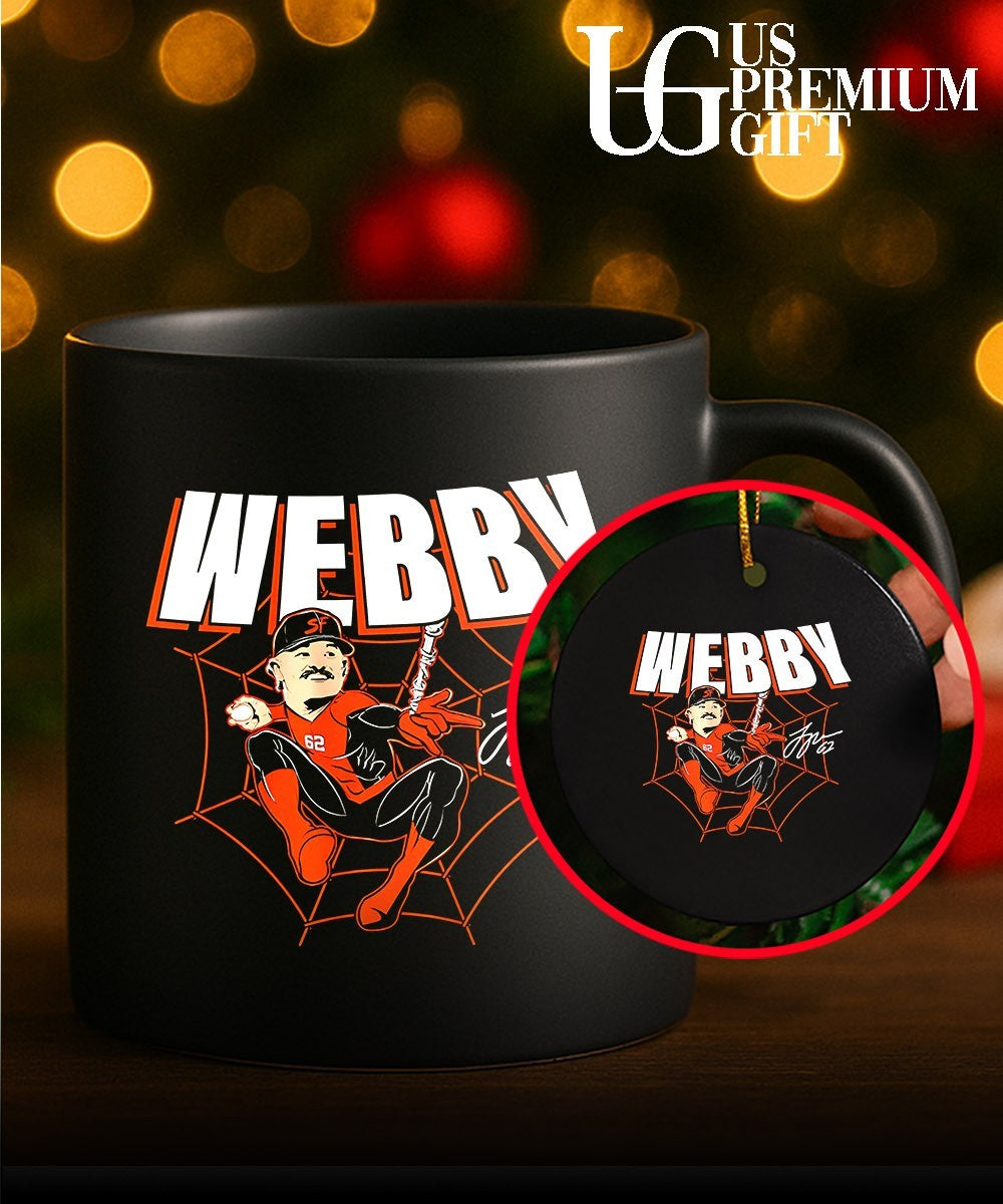 Webby Man Logan Webb San Francisco Giants MLB signature shirt