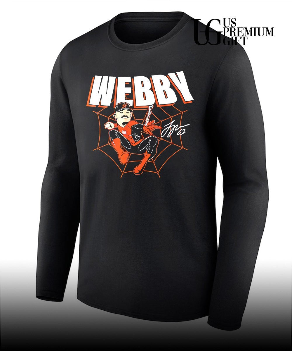 Webby Man Logan Webb San Francisco Giants MLB signature shirt