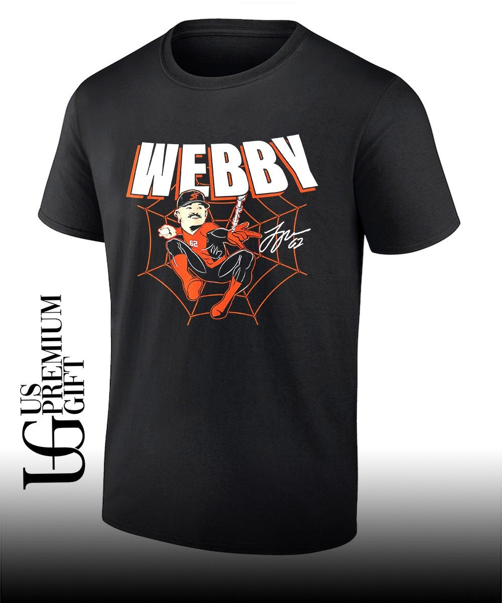 Webby Man Logan Webb San Francisco Giants MLB signature shirt