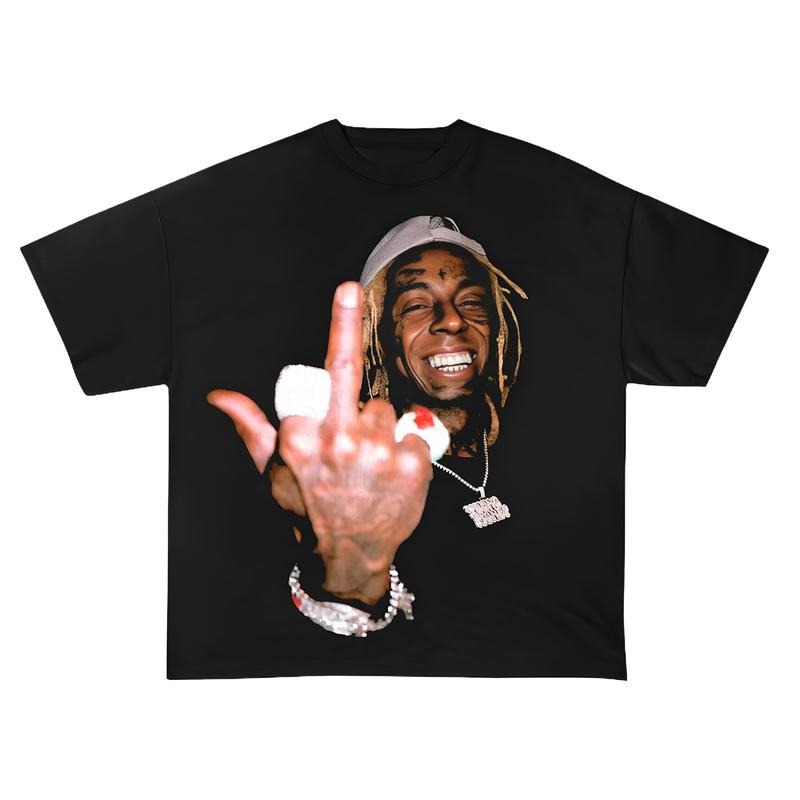 Weezy Middle Finger shirt LilWAYNEEE Tour 2025 North America Vintage Graphic Tee, Music Y2k TShirt Hoodie, Sweatshirt