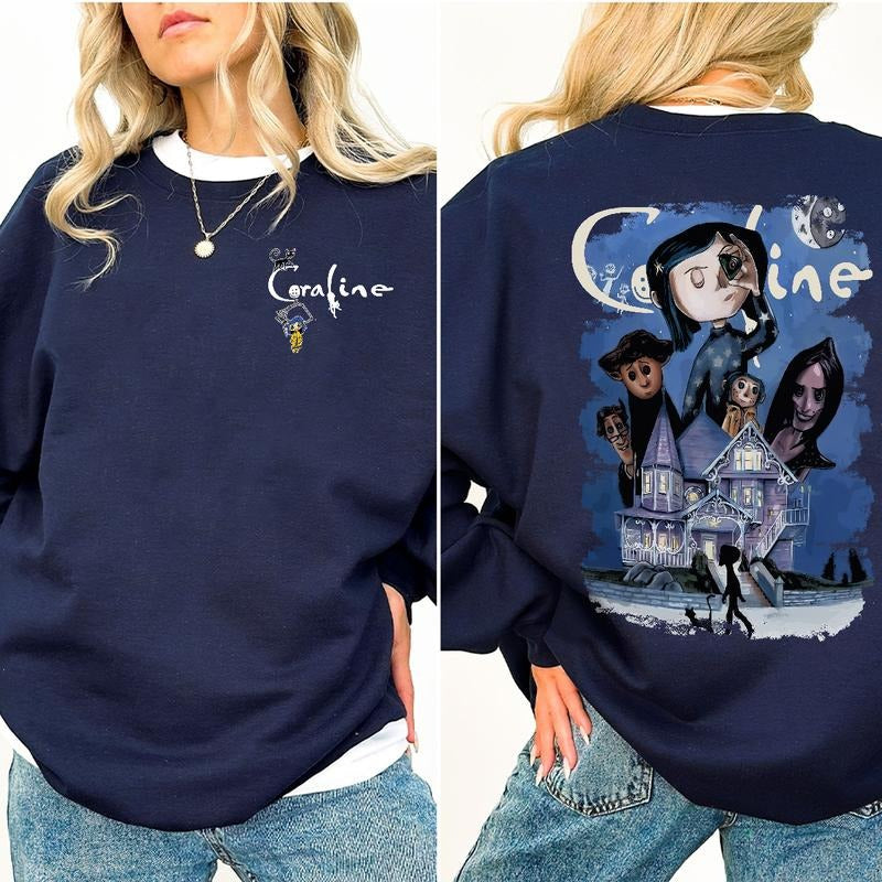 Welcome Home Sweatshirt, Halloween Crewneck Sweatshirt T-Shirts, Hoodie | UrbanDripWear.com