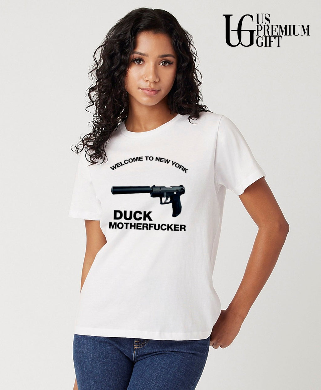 Welcome To New York Duck Motherfucker guns shirt