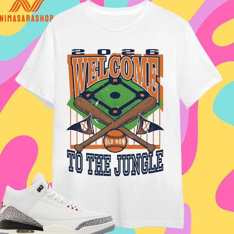Welcome To The Jungle 2026 Baseball Shirts