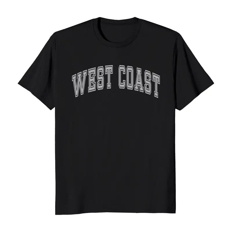 West Coast Classic Short Sleeve Men's T-Shirt Casual Crewneck Hoodie, Sweatshirt | UrbanDripWear.com