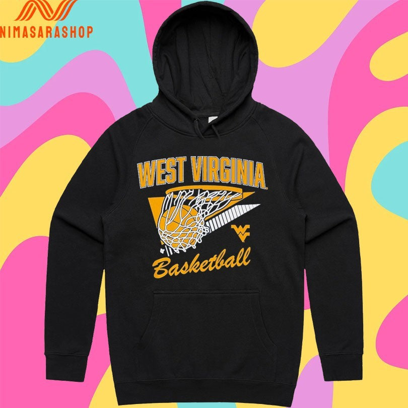 West Virginia Mountaineers Basketball Retro Swish Shirts