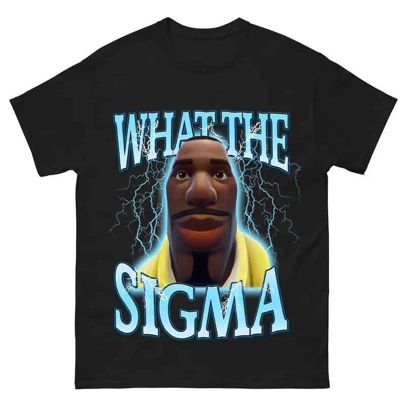 What The Sigma Funny Meme T-Shirt, Sweatshirt, Retro Style, Ideal for Fortnite Fans Hoodie | UrbanDripWear.com