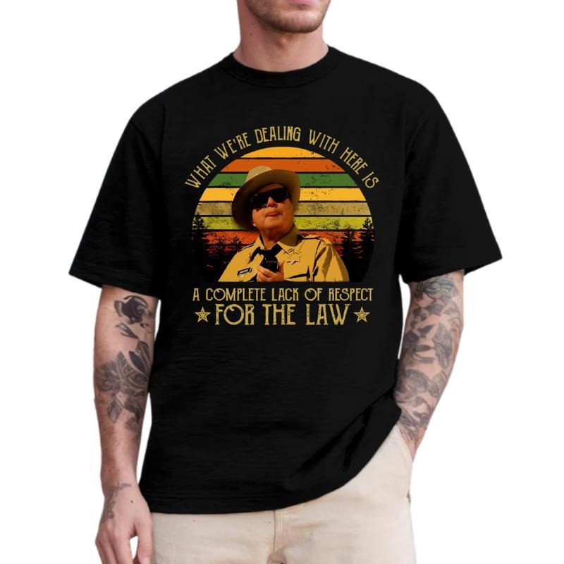 What We're Dealing With Here Is Shirt, Smokey And The Bandit Movie T-Shirt, Casual Short Sleeve T-Shirt for Men and Women...