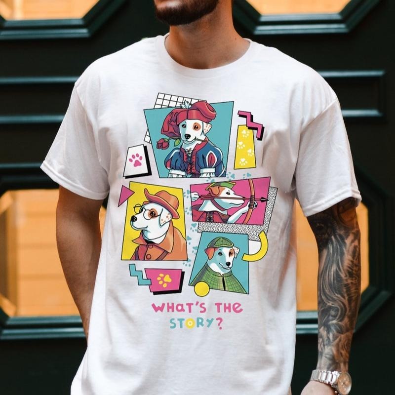 What's The Story, Wishbone? Shirt funny, TV Show, 90s Tee, Kids Tv Show, 90s Style, Nostalgia, Millenial, Jack Russell...