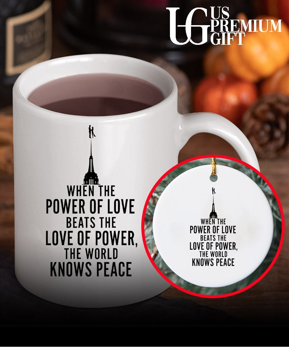 When The Power Of Love Beats The Love Of Power The NYC Skyline shirt