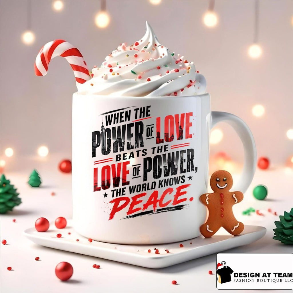 When The Power Of Love Beats The Love Of Power The World Knows Peace shirt