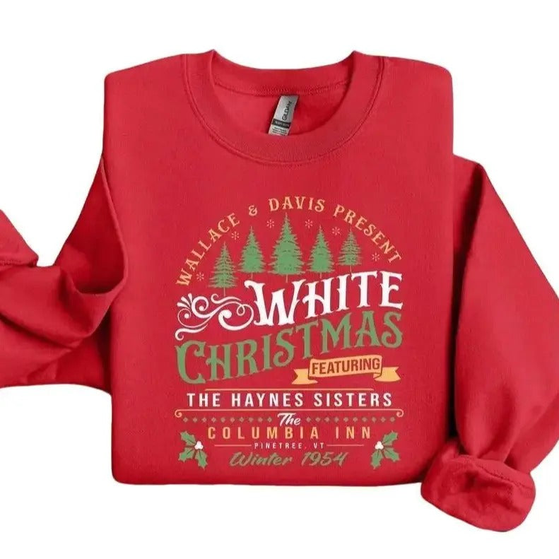 White Christmas Movie 1954 Crewneck Sweatshirt for Women - Christmas Shirt Gift - Fit Hoodie | UrbanDripWear.com