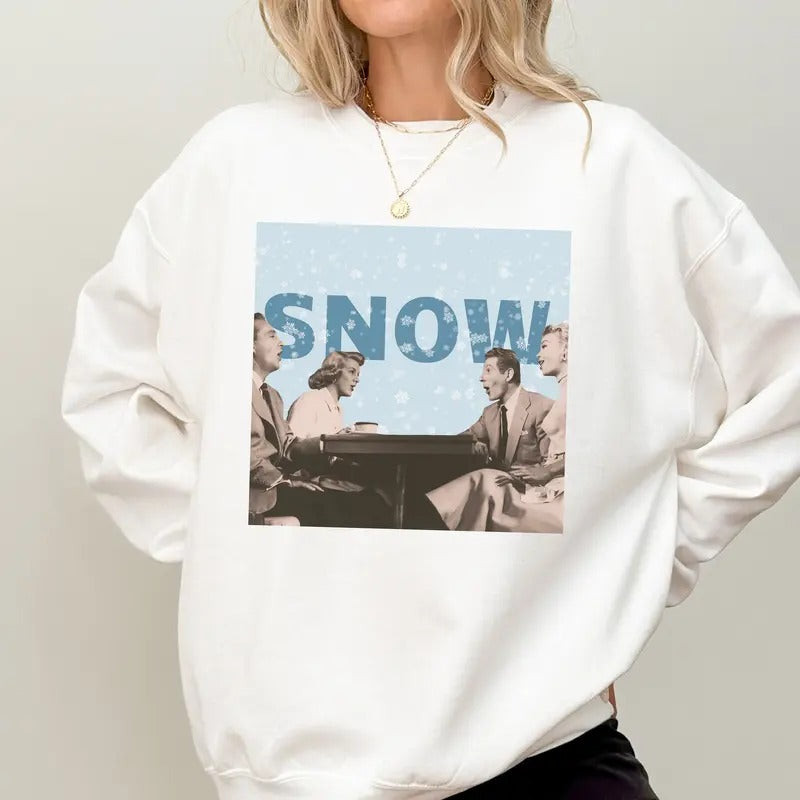 White Christmas Movie Crewneck Sweatshirt 1954 Shirt Hoodie Haynes Sisters Such Devoted Sisters Snow Holiday Gift Sweater...