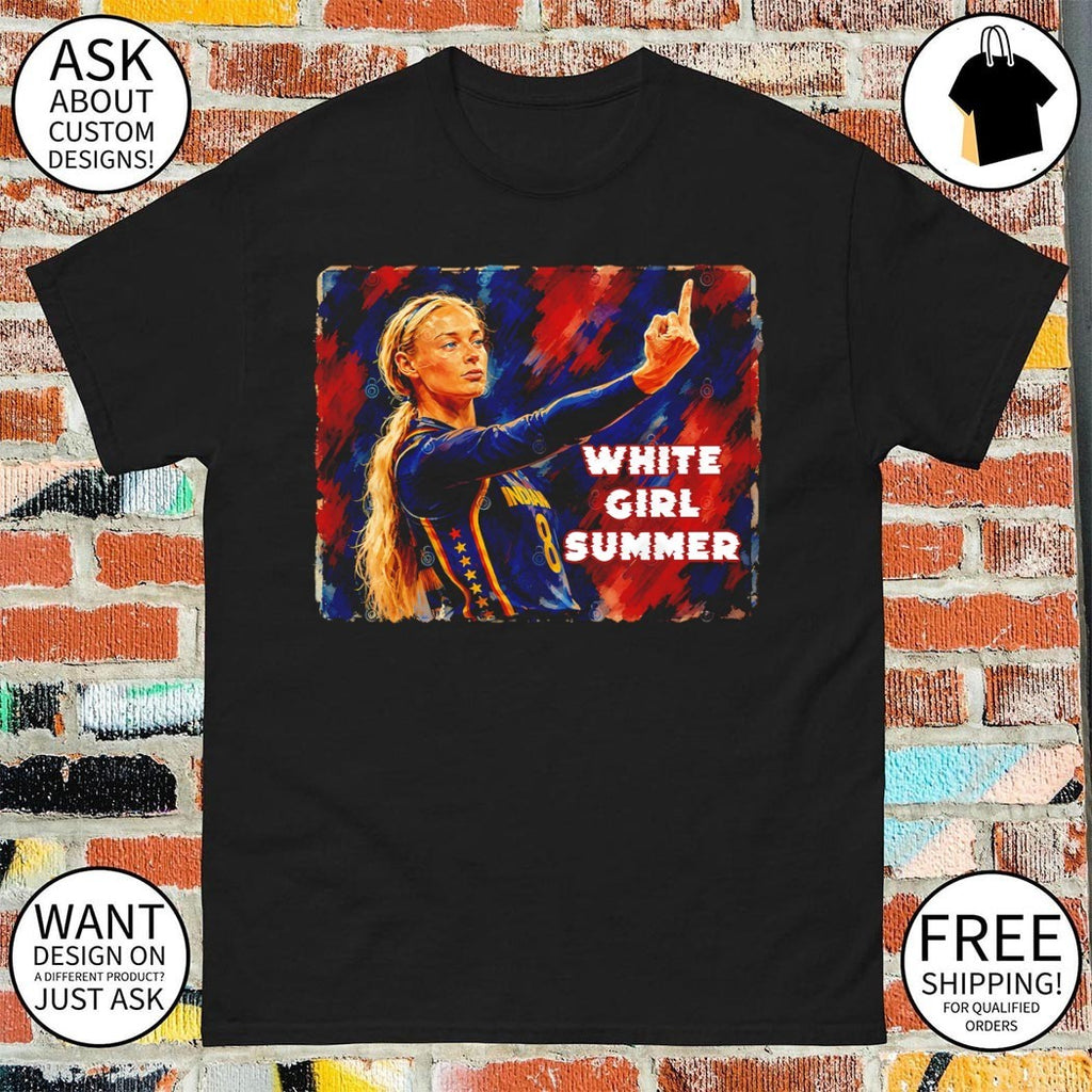 White girl Summer Sophie Cunningham middle finger Indiana Fever Basketball WNBA 2026 Hope style shirt