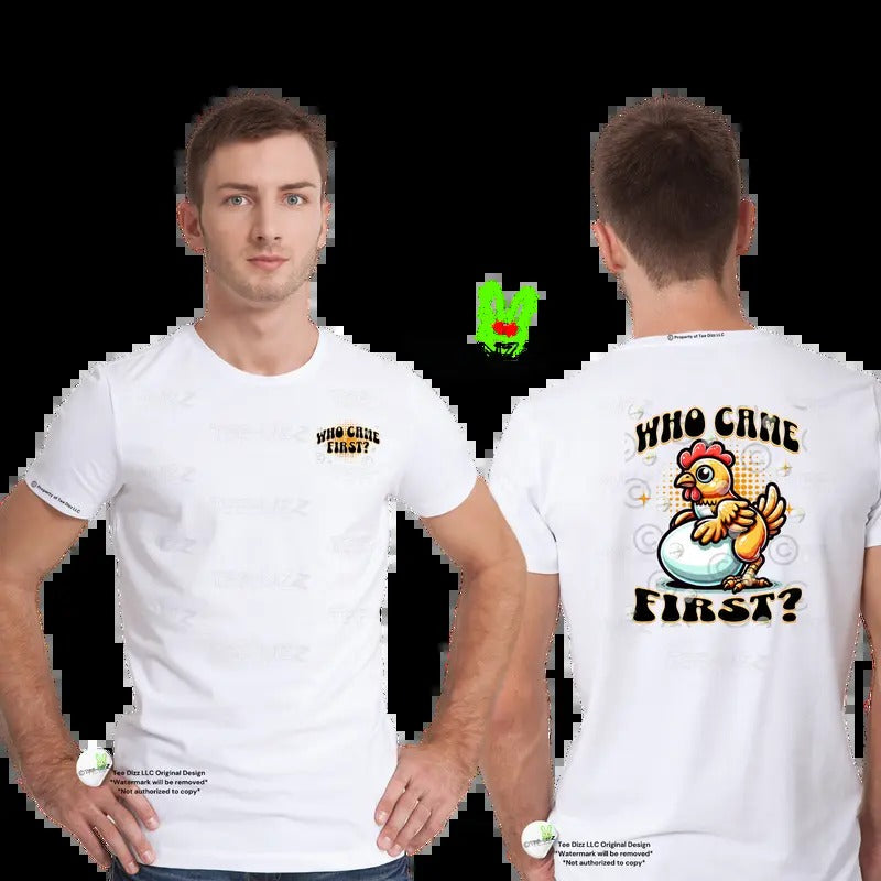 Who Came First? Men's Funny T-shirt, Humor Hoodie, Sweatshirt | UrbanDripWear.com