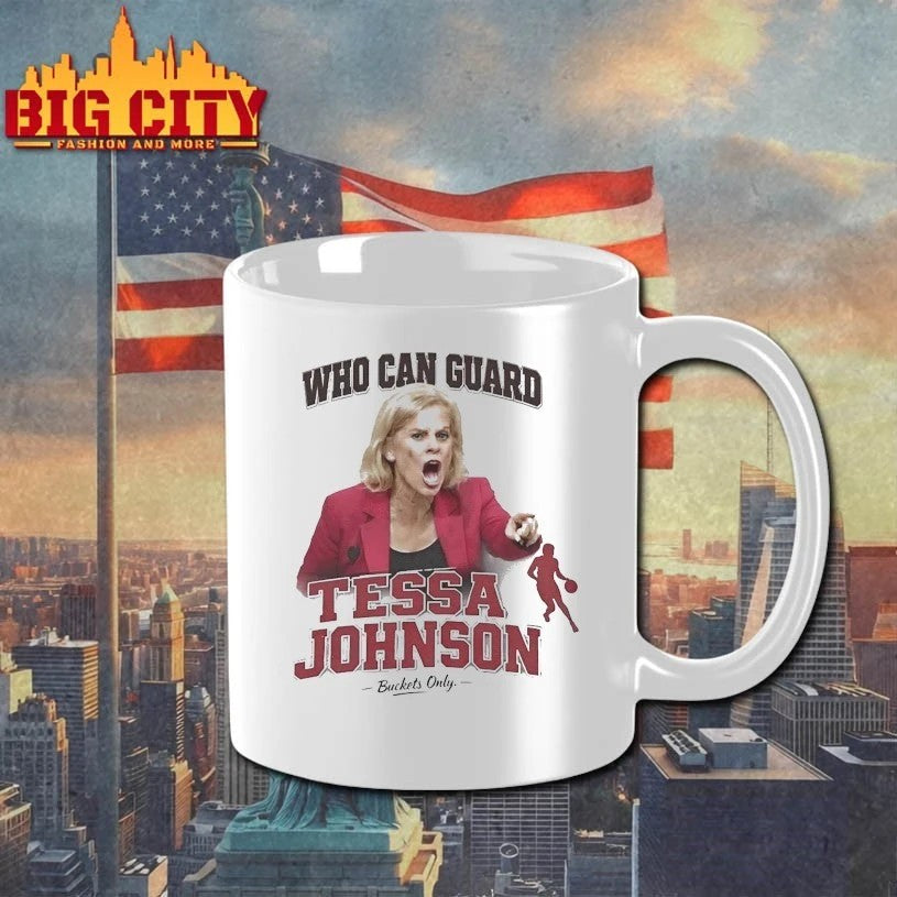 Who Can Guard Tessa Johnson Buckets Only Basketball T-shirt