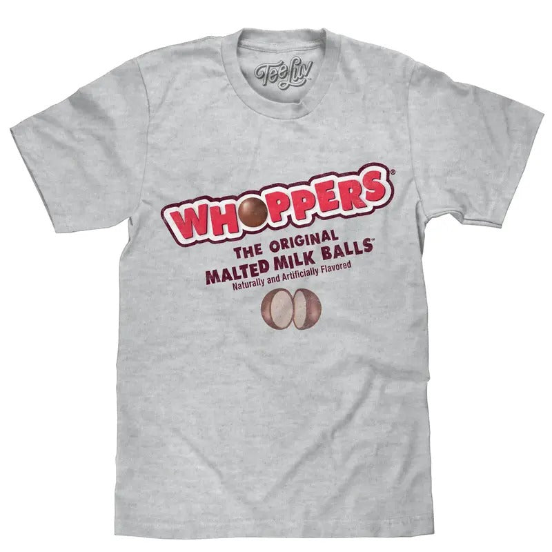 Whoppers The Original Malted Milk Ball T-Shirt - Athletic Heather Hoodie, Sweatshirt | UrbanDripWear.com