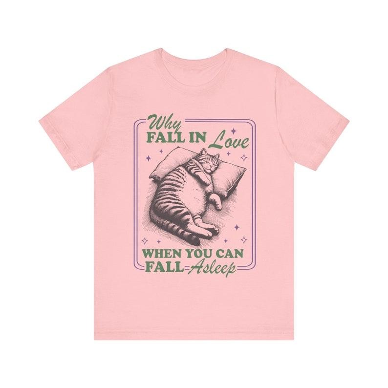 Why fall in love when you can fall asleep | aroace | aromantic | asexual shirt | asexual clothing | asexual pride gifts |...
