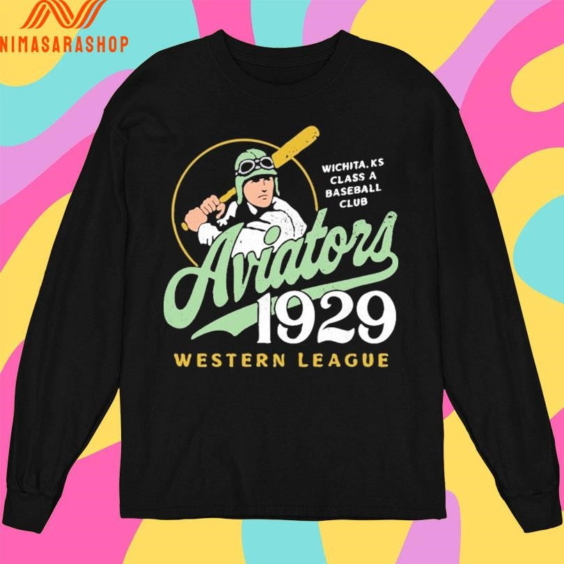 Wichita Aviators 1929 Western League Wichita Ks Class A Baseball Club Shirts