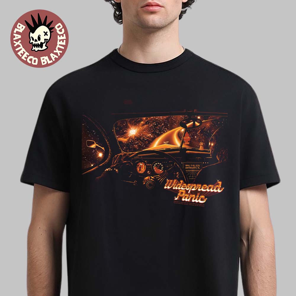 Widespread Panic Birmingham Alabama 2026 Venue Poster At Coca-Cola Amphitheater From April 17 To 18 2026 T-Shirt
